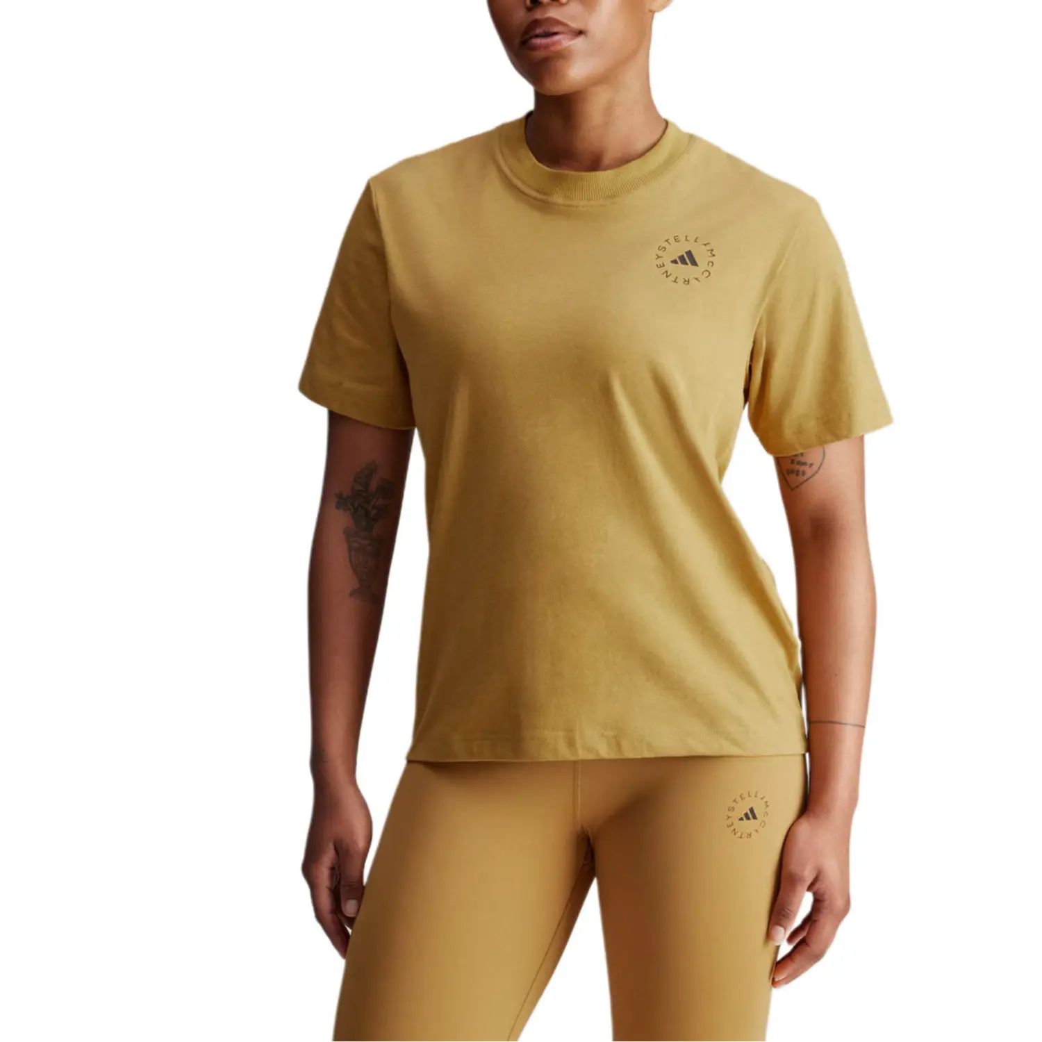 Футболка женская Sand Dune Brown Adidas — фото 4