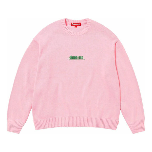 

Свитер old english sweater 'pink' Supreme, розовый
