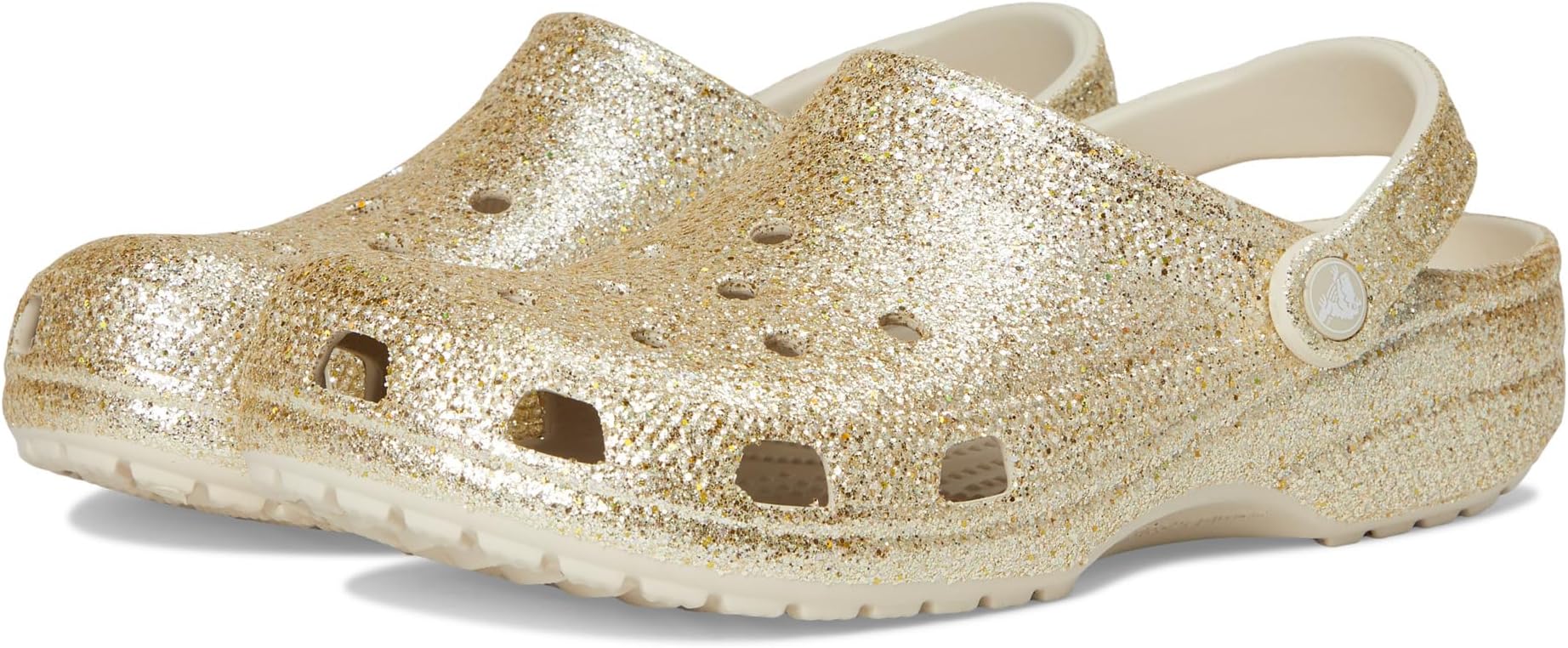 Сабо Crocs Unisex Classic Clog - Glitter, Chunky Sandstone