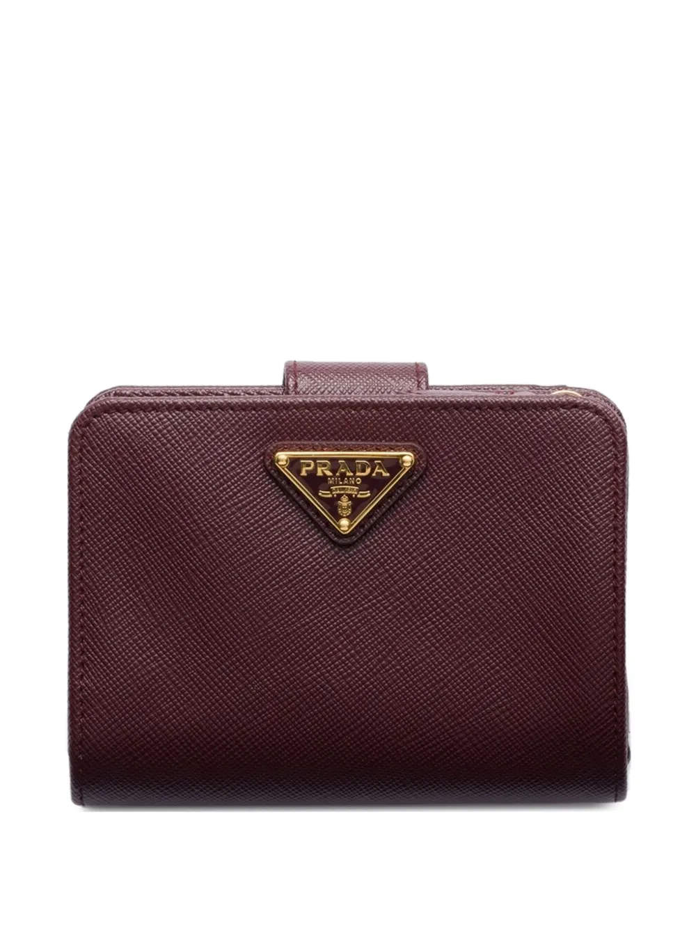 

Маленький кошелек из сафьяновой кожи Prada, красный