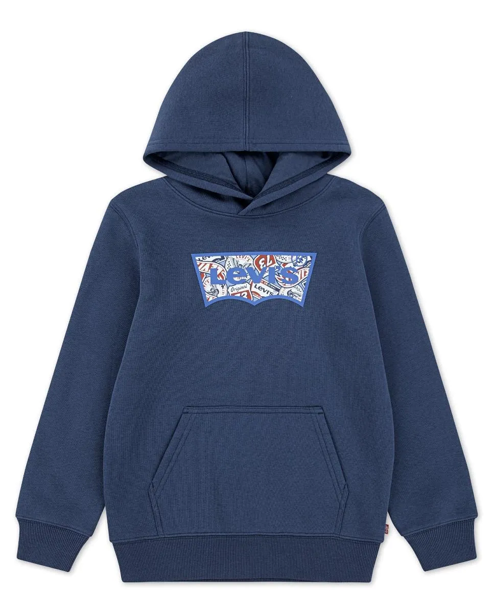 

Худи On the Road Batwing для мальчика Levi's, синий