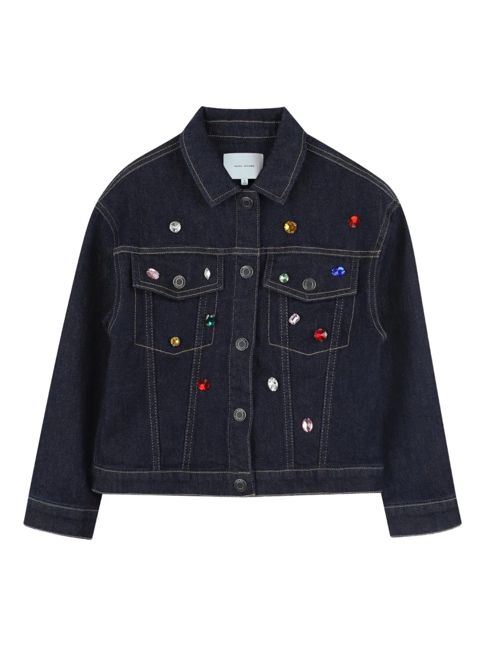 

Декорированная джинсовая куртка Marc Jacobs Kids, синий