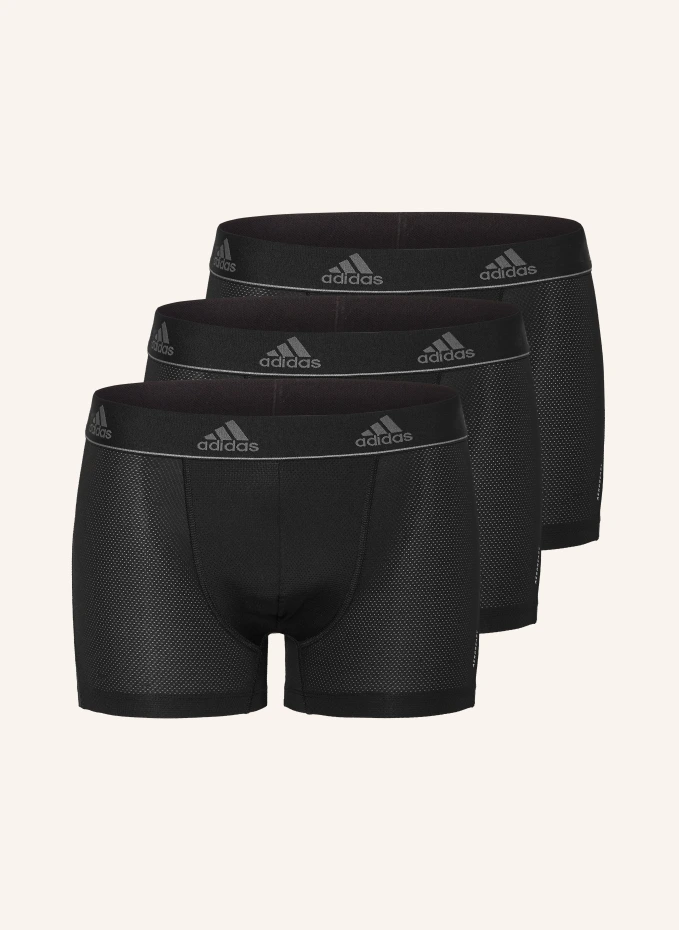 

Комплект из 3 боксеров Adidas, черный