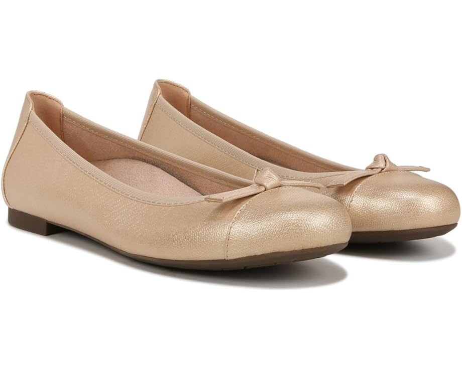 

Туфли на плоской подошве VIONIC Amorie, цвет Gold Shimmer Embroidered Leather