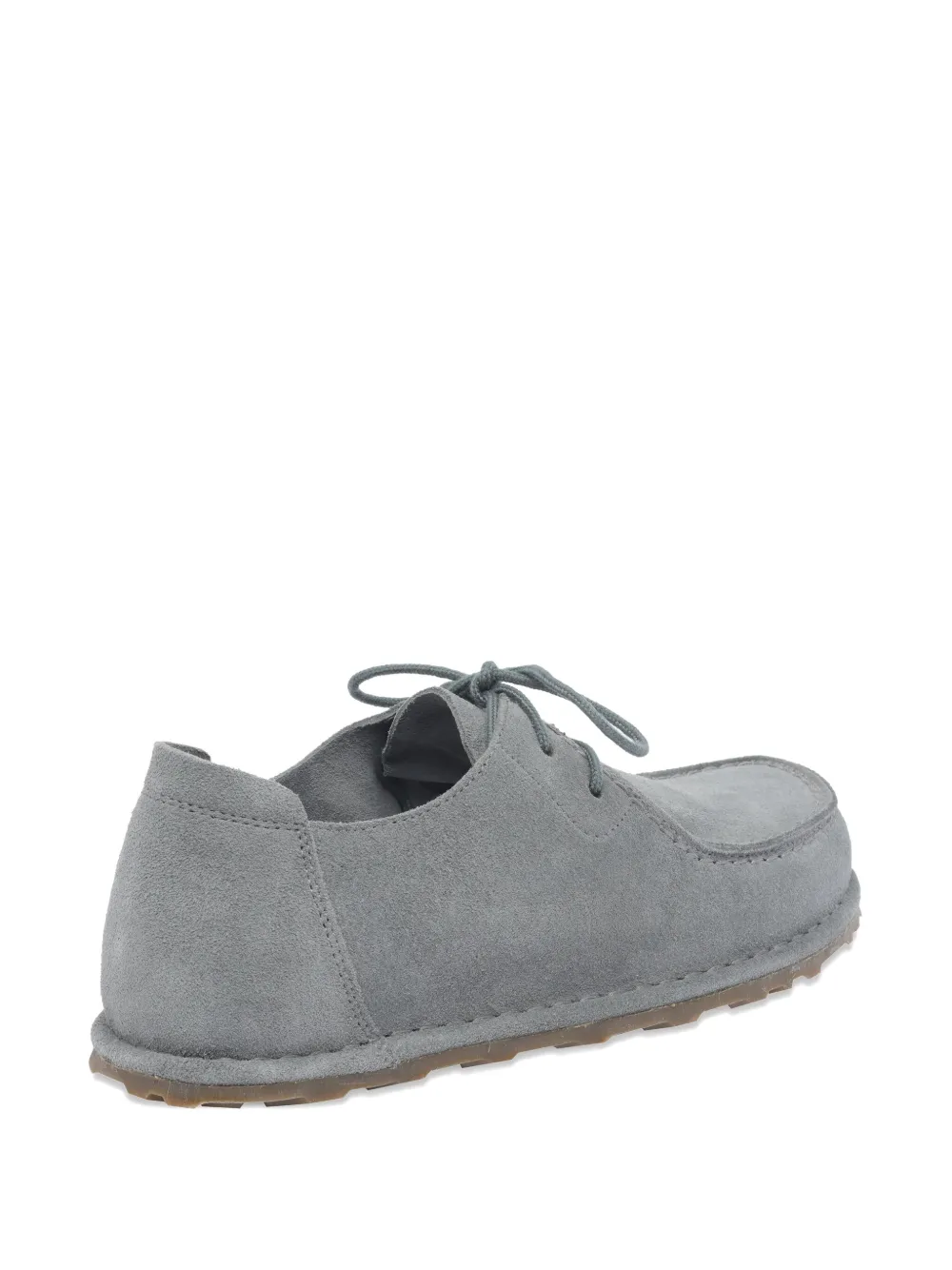 Женские ботинки BIRKENSTOCK кожаные на шнуровке , серый — фото 3
