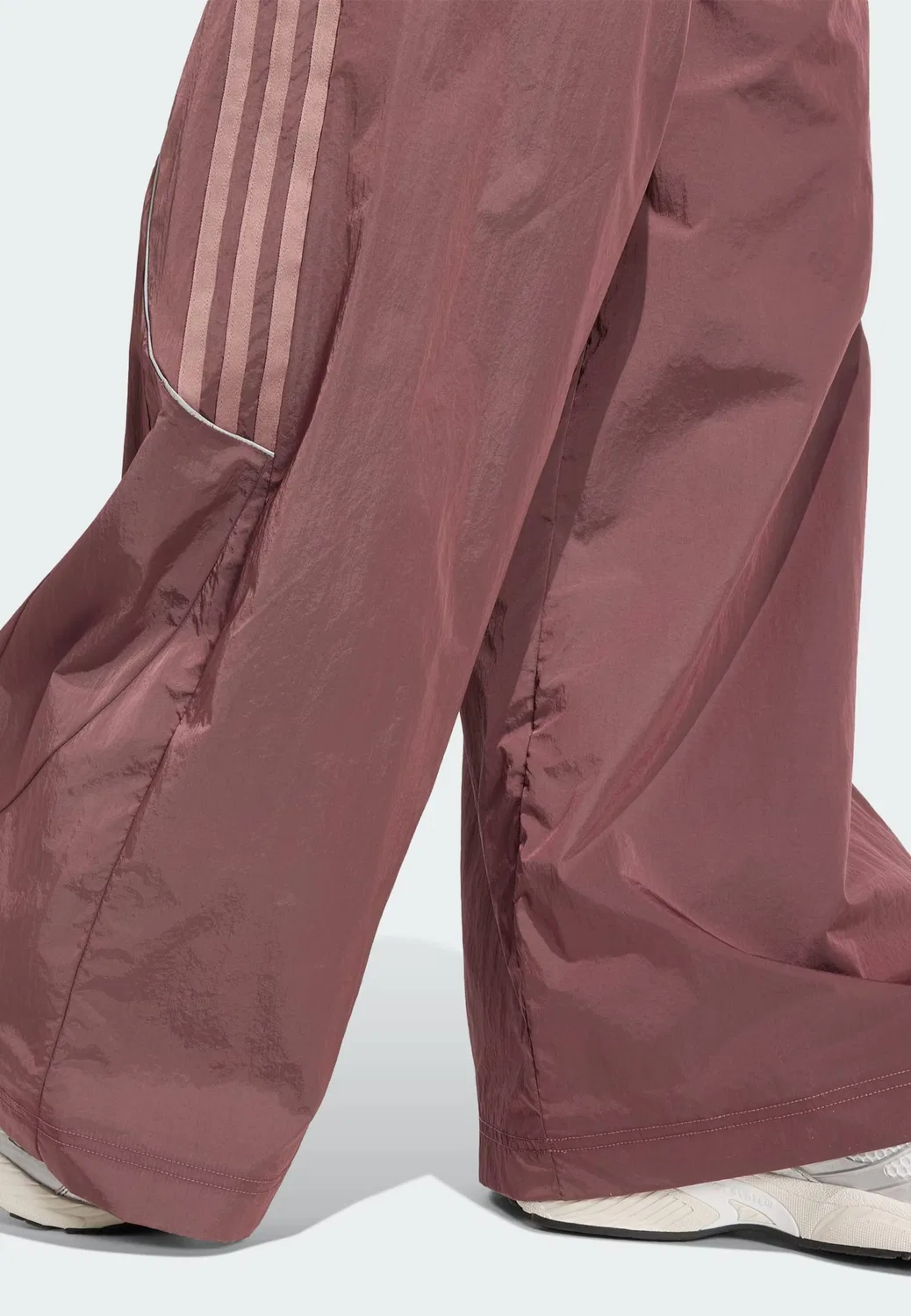 Adidas Originals Широкие брюки Teamgeist бордового, красного цвета — фото 4