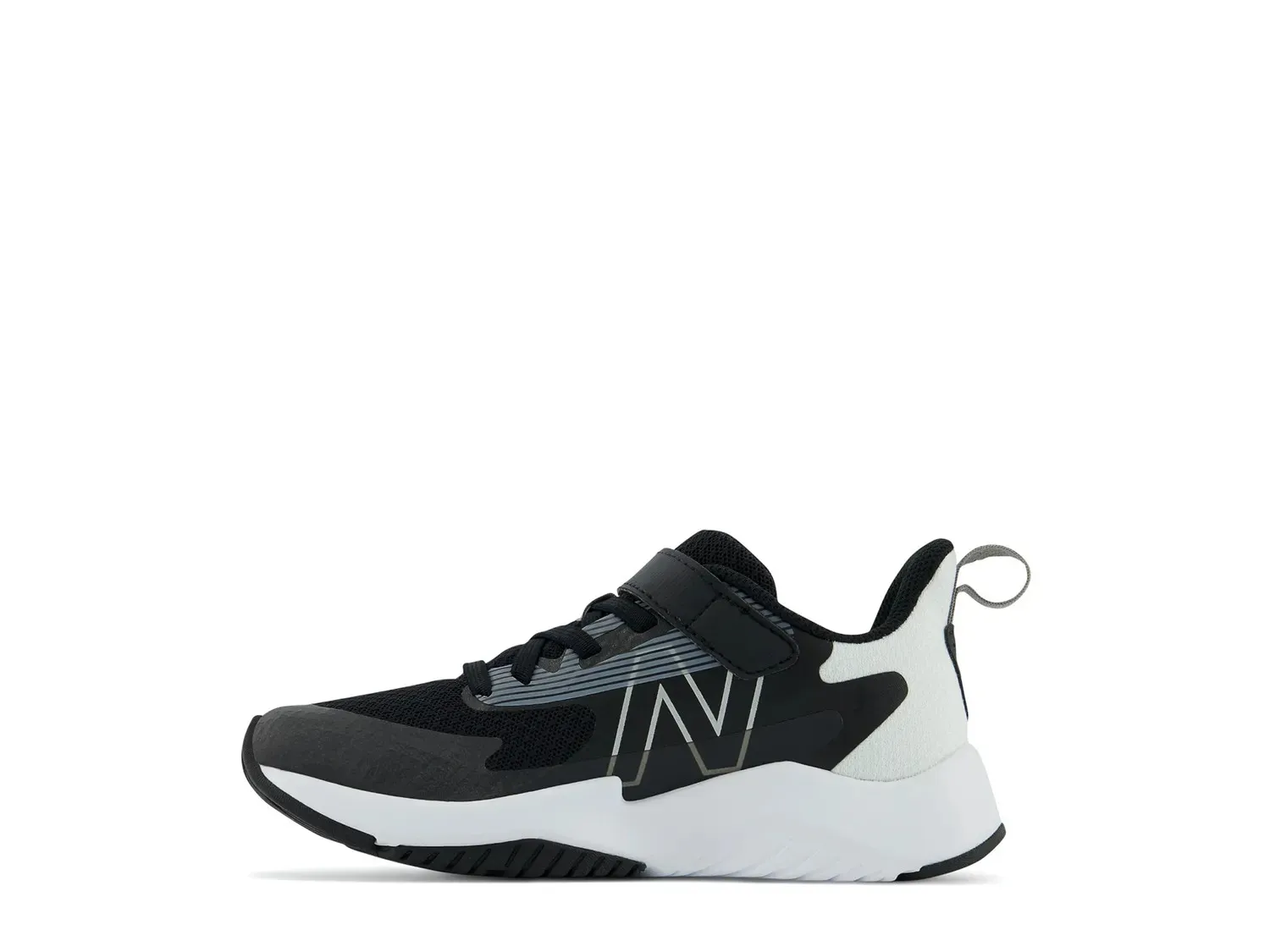 Кроссовки New Balance Rave Run v2 — детские, черные/белые — фото 2