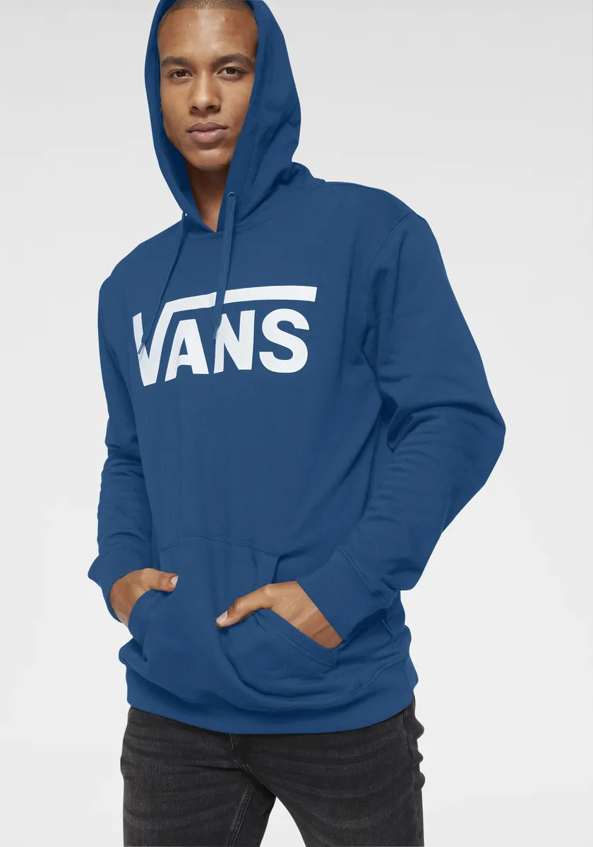 

Толстовка Vans с капюшоном "MN VANS CLASSIC PO HOODIE II", с большим логотипом, цвет Midnight