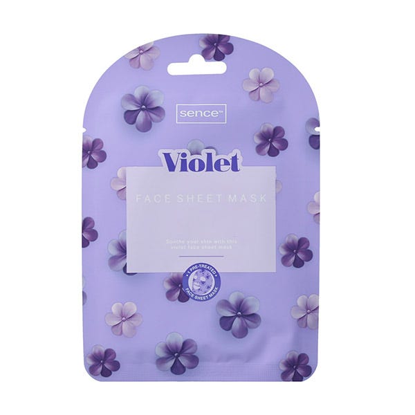 

Увлажняющая маска для лица SENCE Face Sheet Mask Violet
