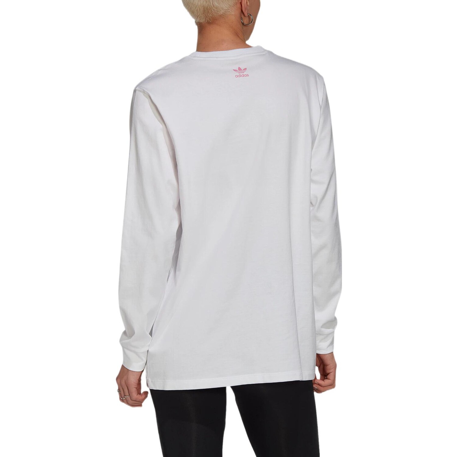 Футболка GRAPHIC LS TEE женская белая Adidas Originals — фото 3