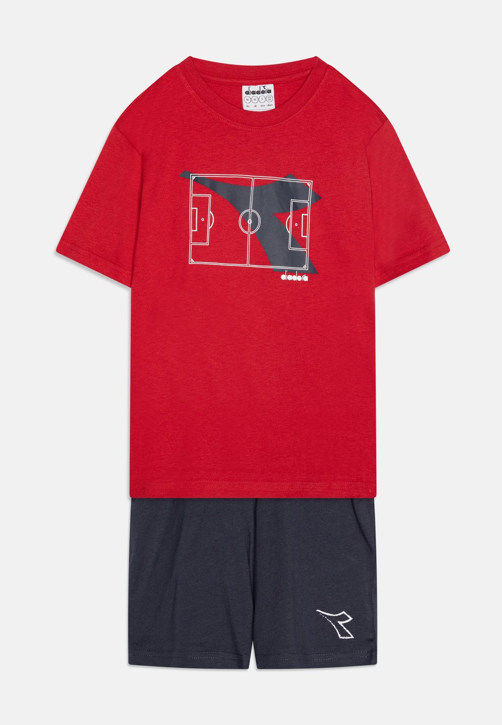 

Рубашка с принтом ESSENTIAL SPORTS UNISEX SET Diadora, красный