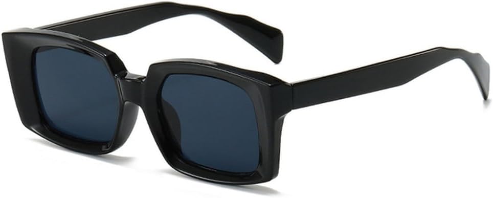 

LVTFCO Винтажные черные солнцезащитные очки для женщин, модные, в маленькой оправе, конфетного цвета, стильные женские солнцезащитные очки с защитой от УФ-излучения UV400, Black-black