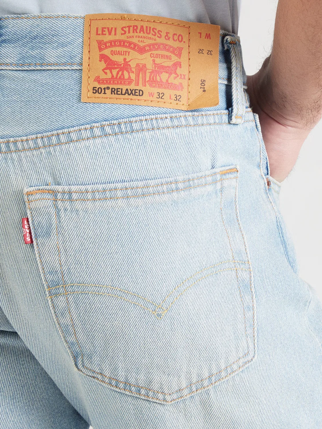 Джинсы свободного кроя '501' Levi'S , Blue Denim — фото 2