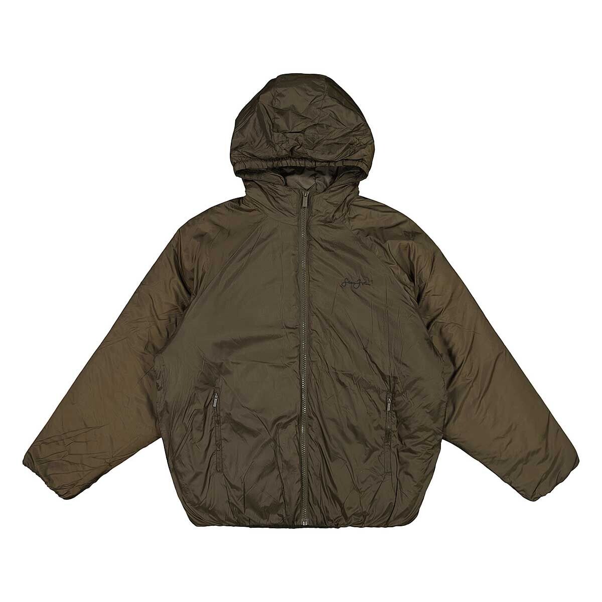 

Куртка Script Logo Round Padded Jacket Sean John, цвет Dunkelbraun