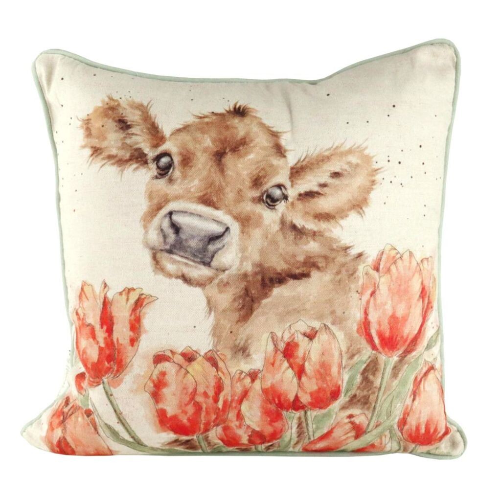 

Хлопково-льняная подушка Wrendale Designs Cow Bessie Cow ок. 40 x 40 см | WD-CU024