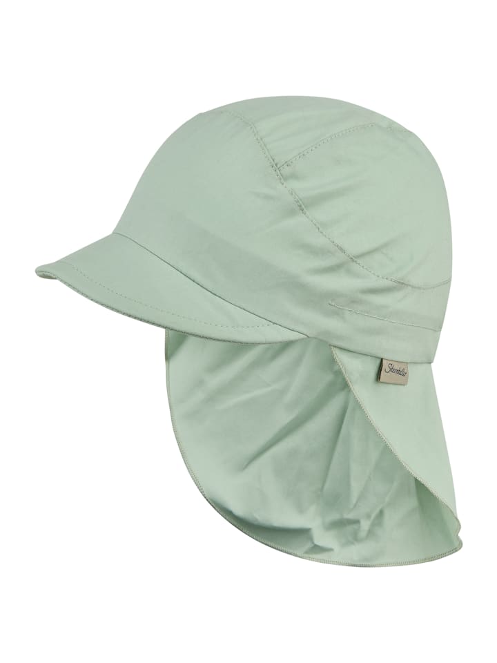 

Sterntaler Простая кепка с козырьком и защитой шеи, светло-зеленого цвета