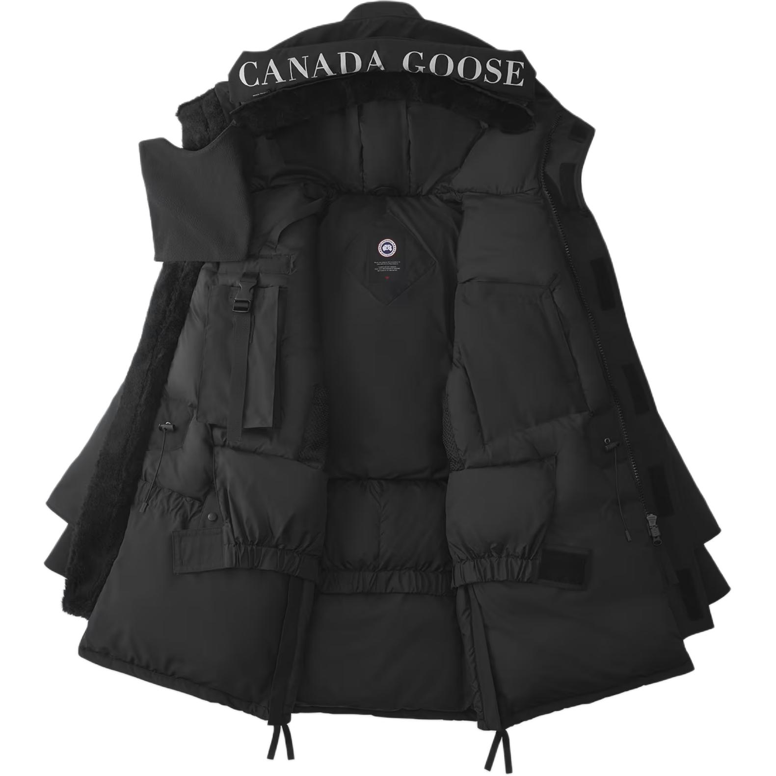 Куртка пуховая мужская snow mantra series Canada Goose, черный — фото 2