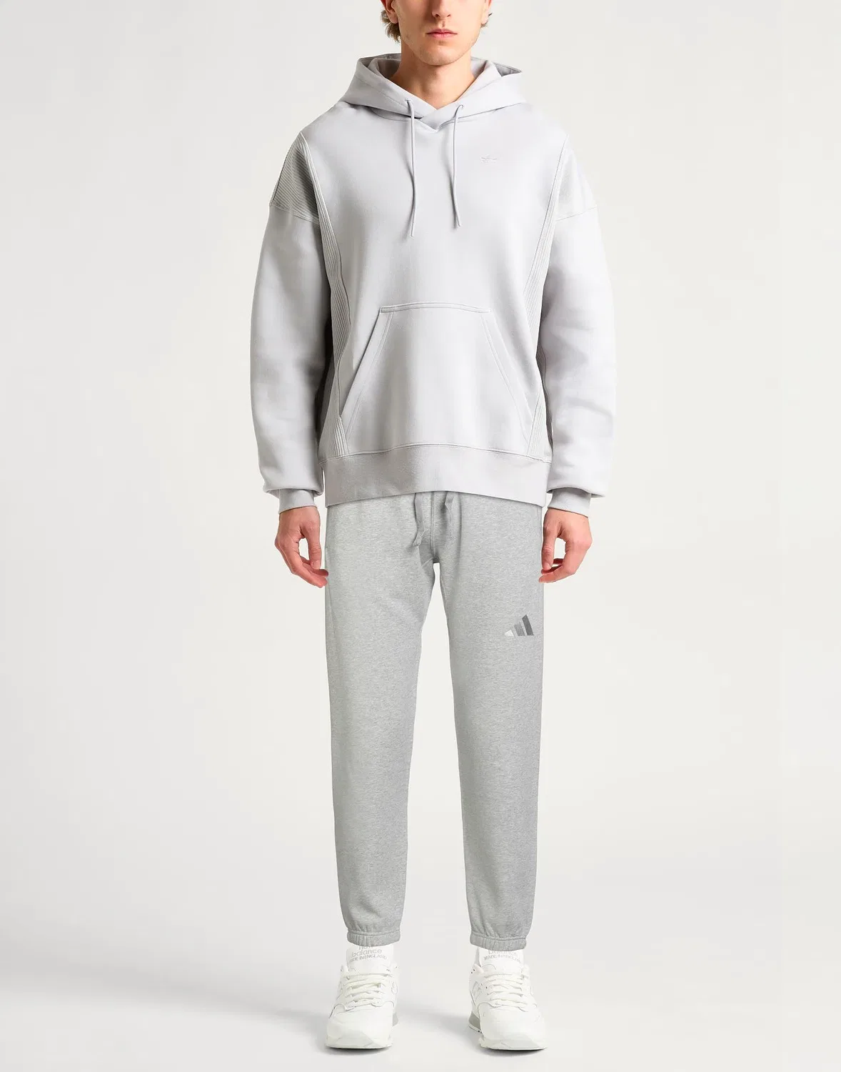 Штаны из флиса ADIDAS серые — фото 2