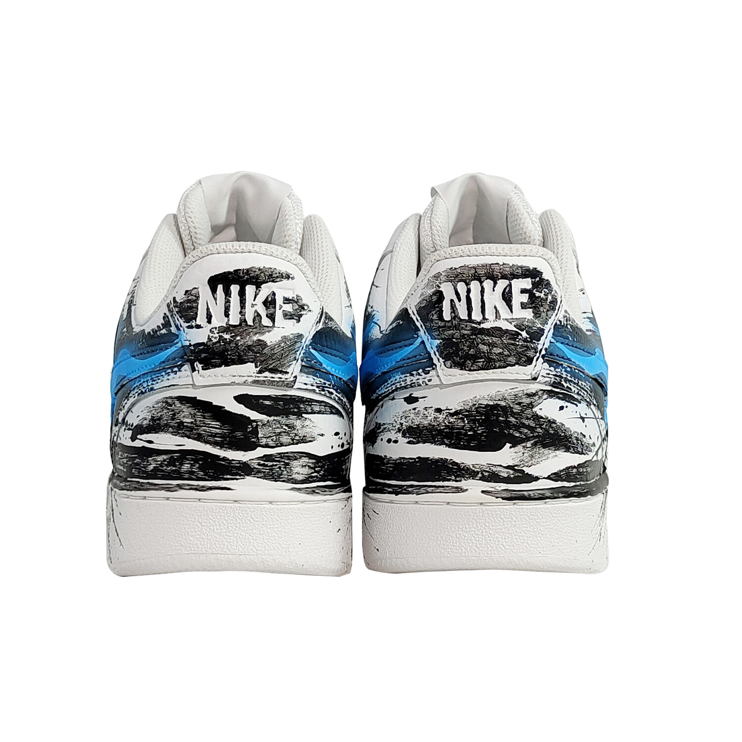 Кроссовки Nike Skateboard Shoes Men Low-Top Black/Gray — фото 3