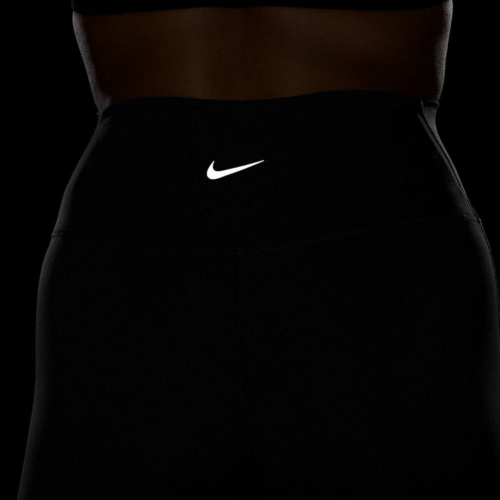 Женские леггинсы Nike One с высокой талией, черный — фото 4