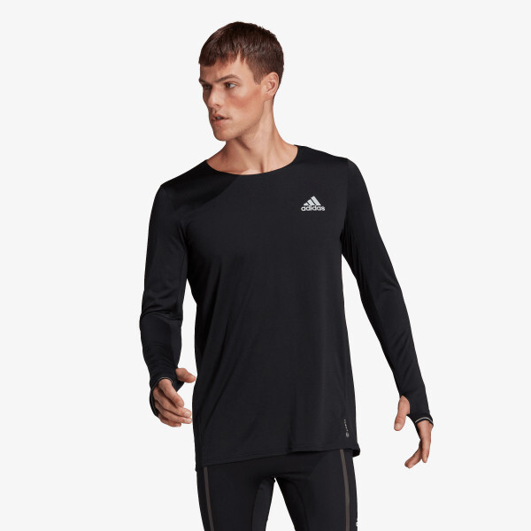 

Футболка с длинными рукавами фаст Adidas, черный
