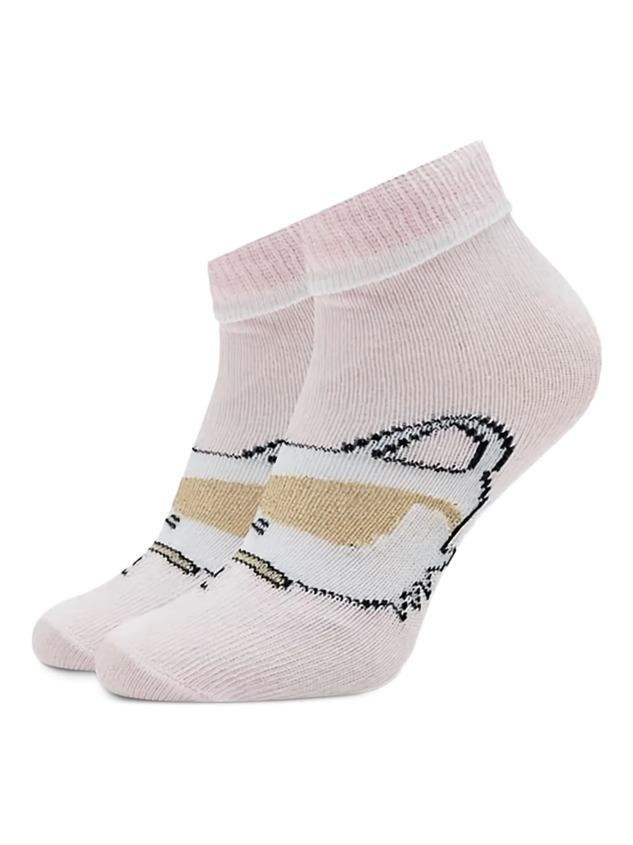 

Комплект из двух пар носков в рубчик Karl Lagerfeld Kids, белый