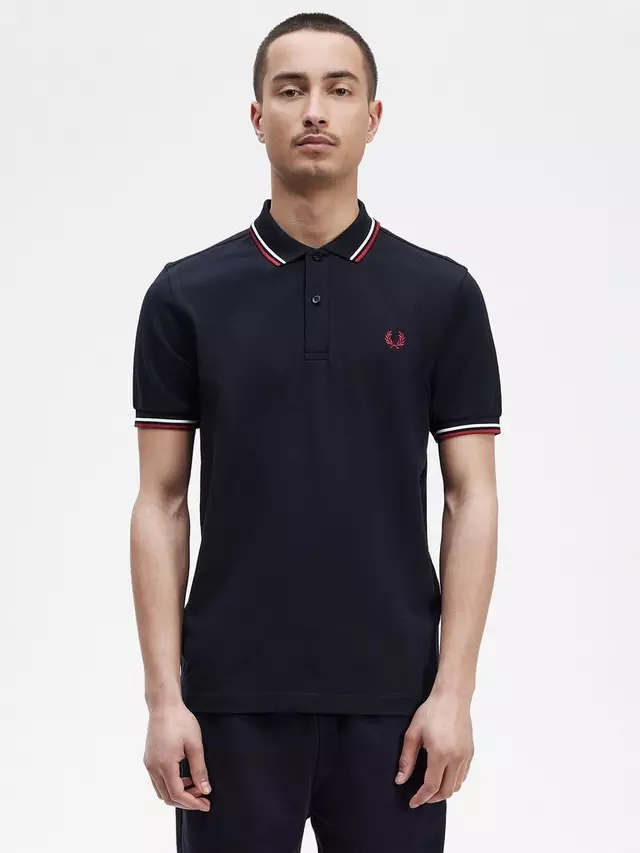 

Поло Fred Perry Short Sleeve, цвет navy/white/red