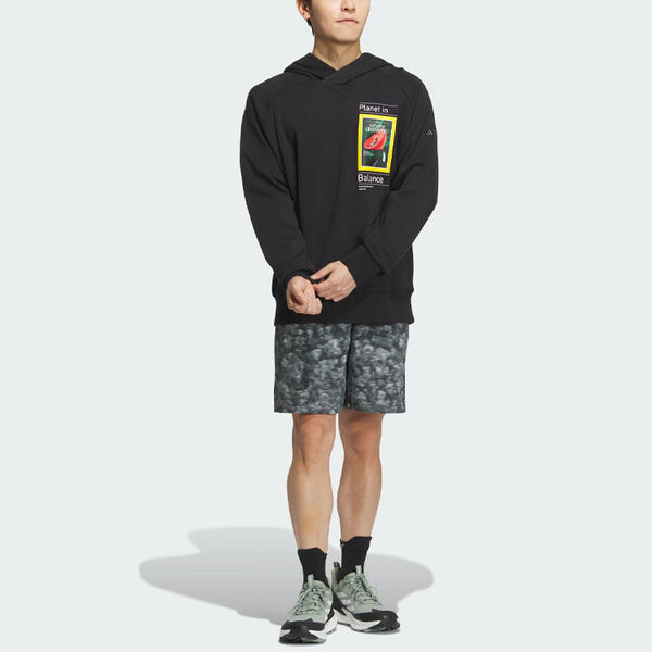 Толстовка x national geographic dwr graphic hoodie asia sizing Adidas, черный — фото 4