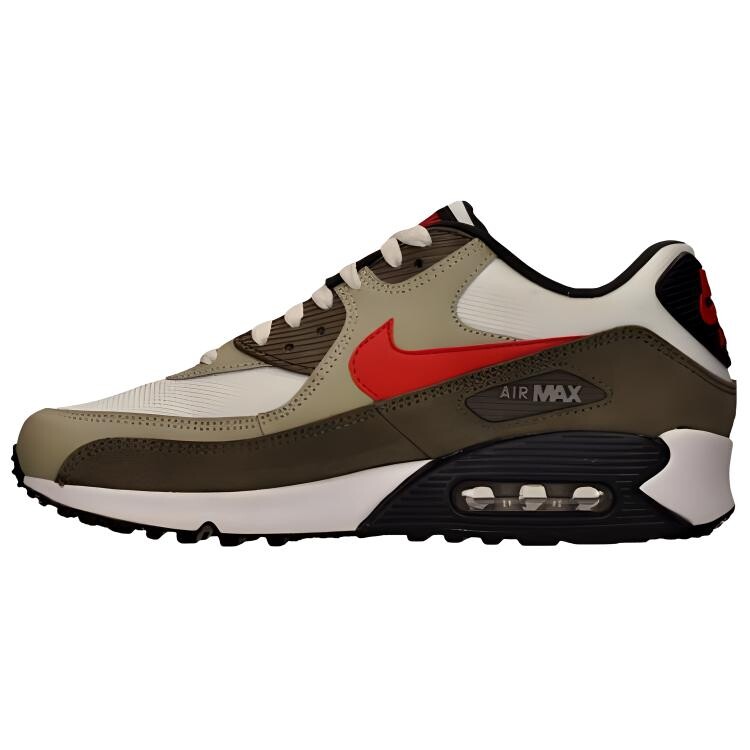 

Кроссовки Nike Air Max 90 Beige Chalk, коричневый/красный