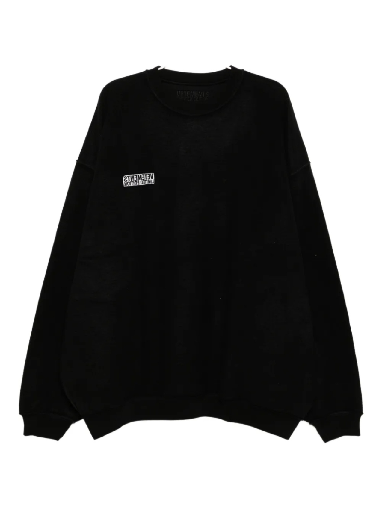 

VETEMENTS двусторонняя толстовка, черный