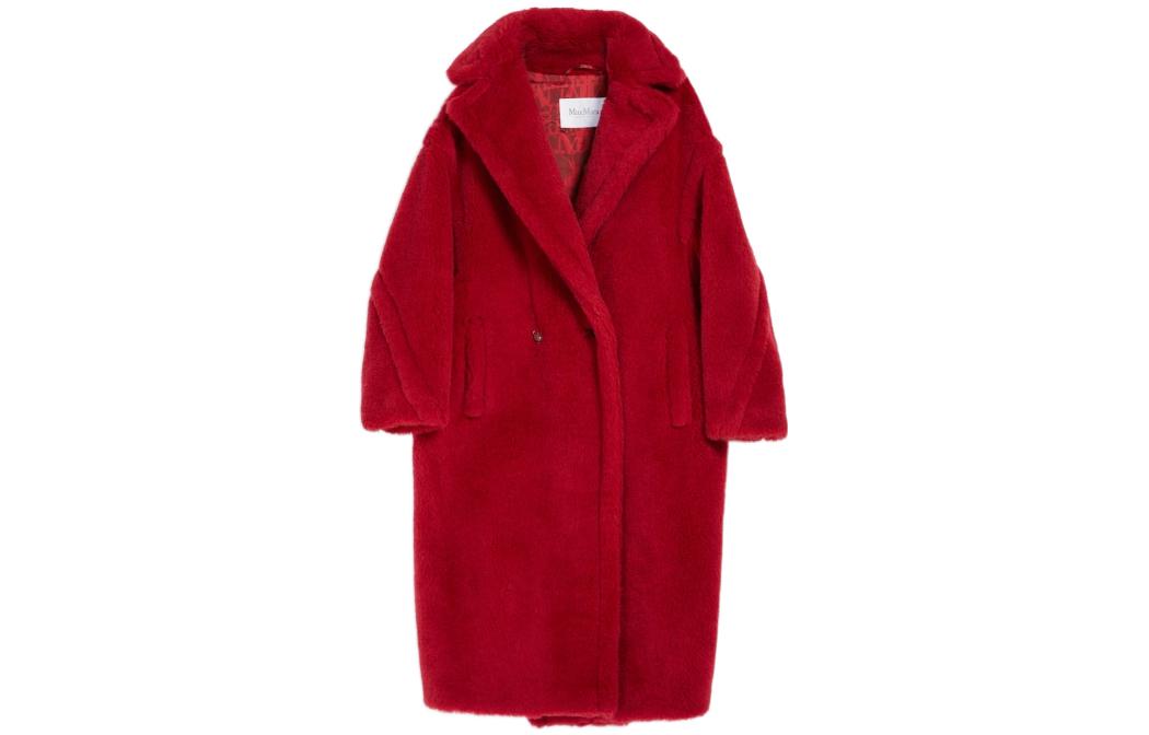 

MaxMara Весеннее пальто женское красное, Red