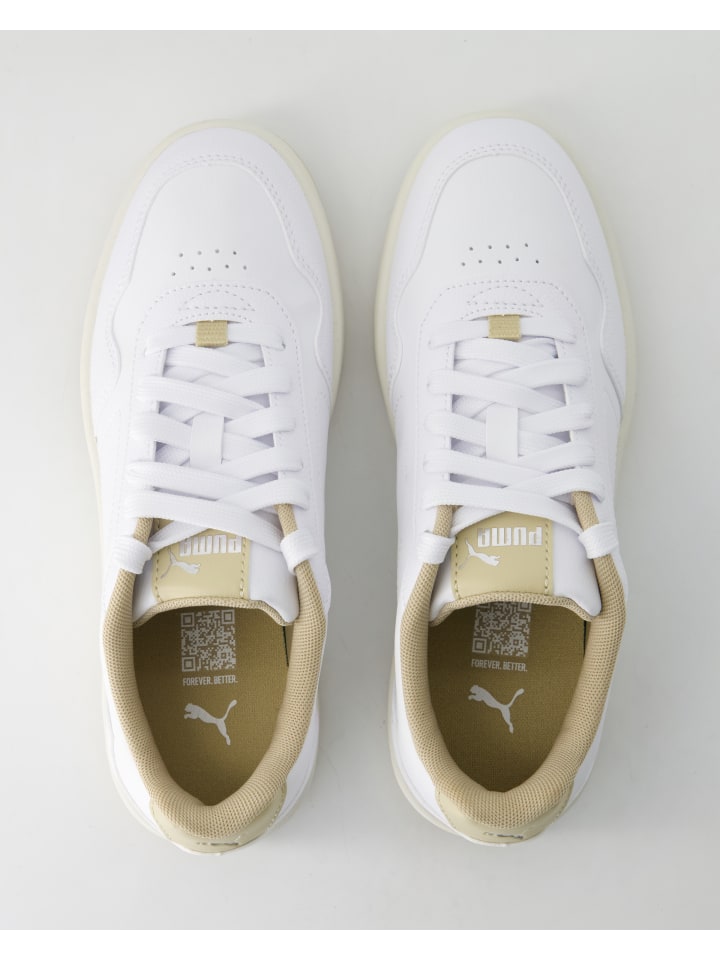 Кроссовки на шнуровке Puma, белый — фото 4