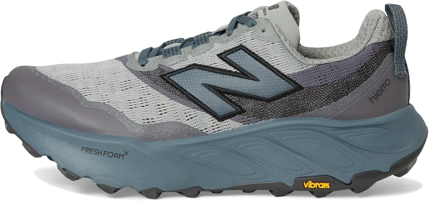 Мужские трейловые кроссовки New Balance Fresh Foam X Hierro V9, серый/синий — фото 4