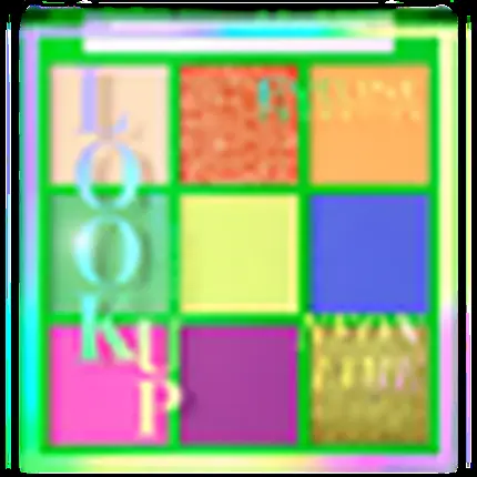 

Палитра теней для век Look Up Neon Lime 9 цветов 10,8G, Eveline