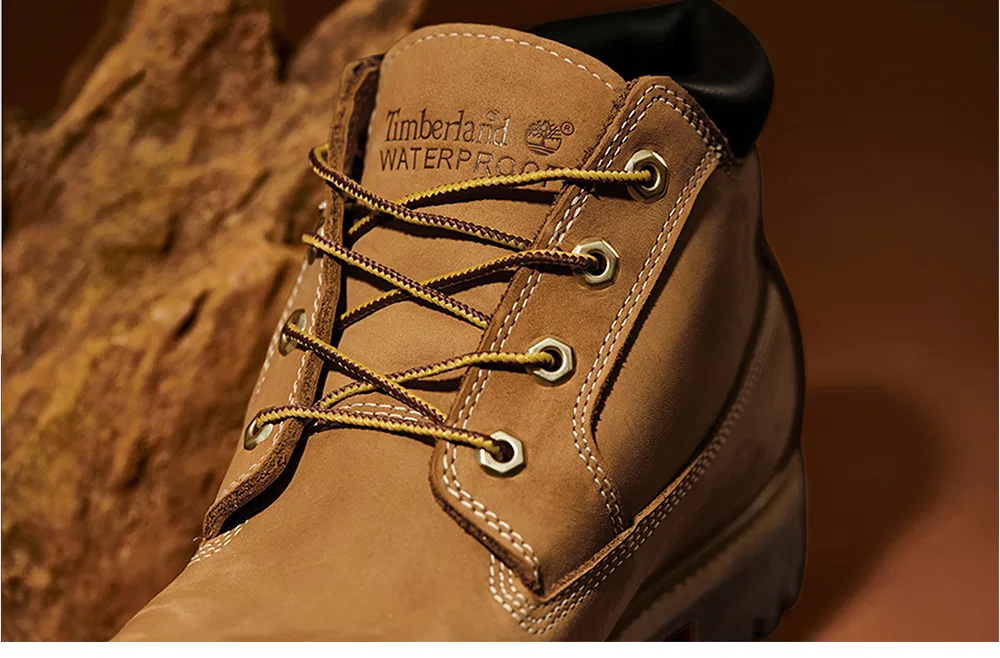 Мужские водонепроницаемые ботинки-чукка Premium Lace Wheat от Timberland — фото 3