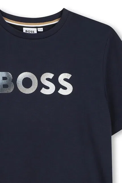Футболка детская BOSS, синий — фото 3