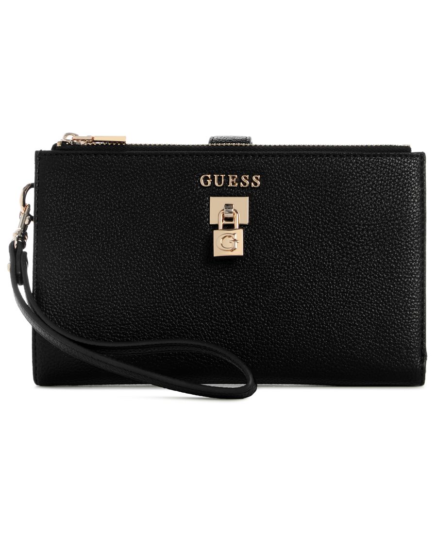 

Кошелек-органайзер Yesba с двойной застежкой-молнией GUESS, Black