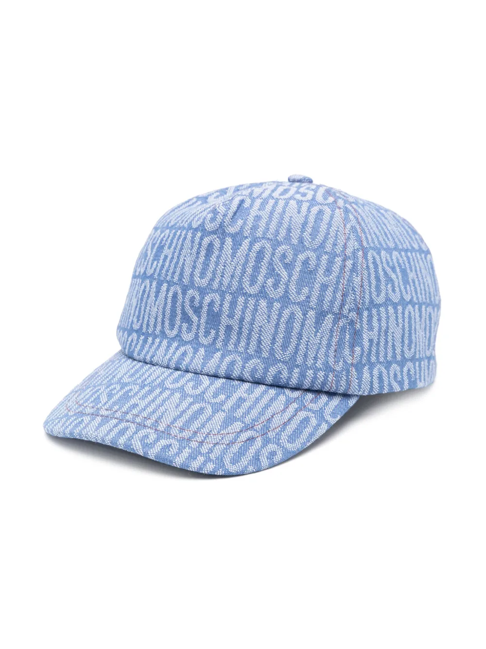 

Бейсболка с жаккардовым логотипом Moschino Kids, синий