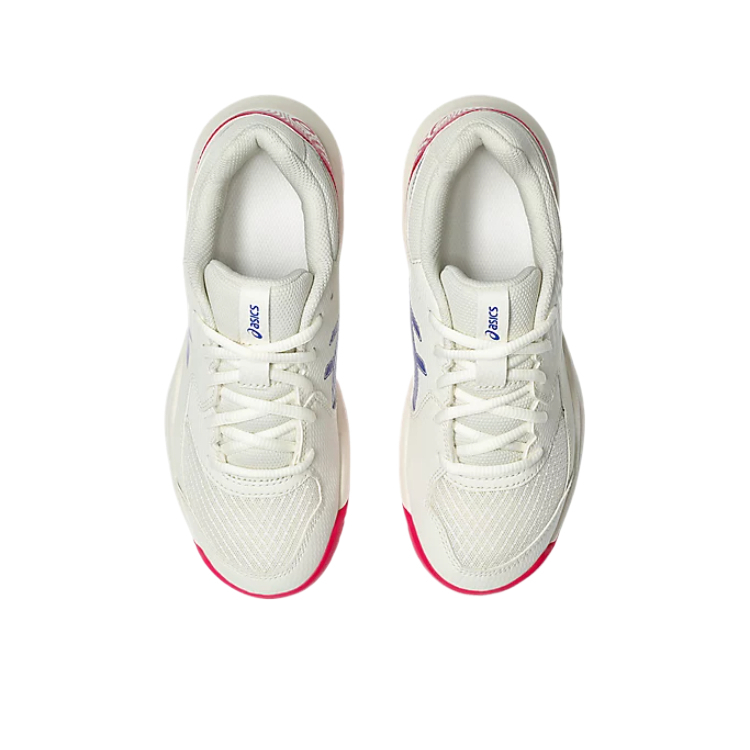 Кроссовки детские Gel Dedicate 8 ASICS, экрю — фото 4