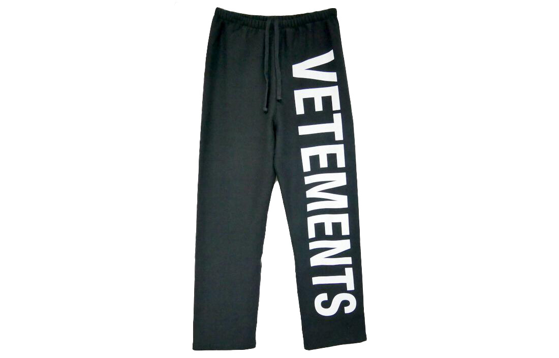

Трикотажные спортивные штаны женские черные Vetements