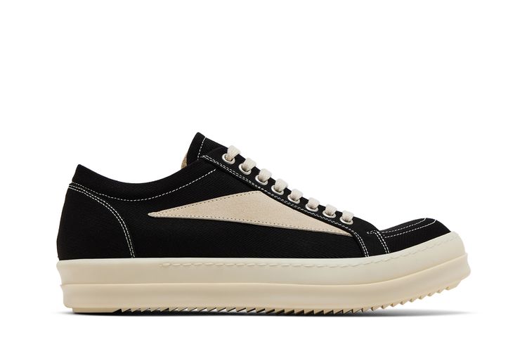 

Кроссовки Rick Owens DRKSHDW Hollywood Vintage Low 'Black Milk', черный