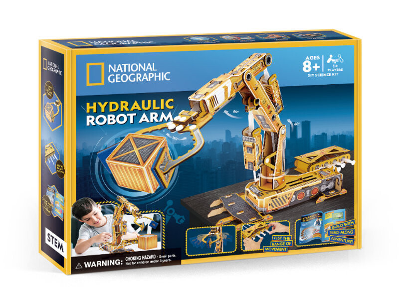

Данте 3D-пазл Робот-гидравлический манипулятор National Geographic DS1092H Cubic Fun Dante