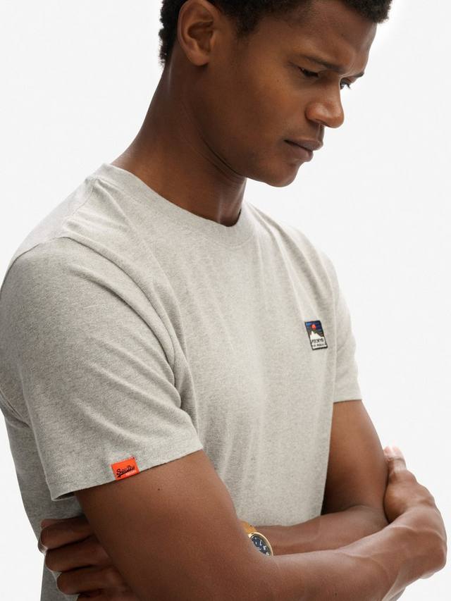 Футболка с круглым вырезом из хлопковой смеси Superdry — фото 4