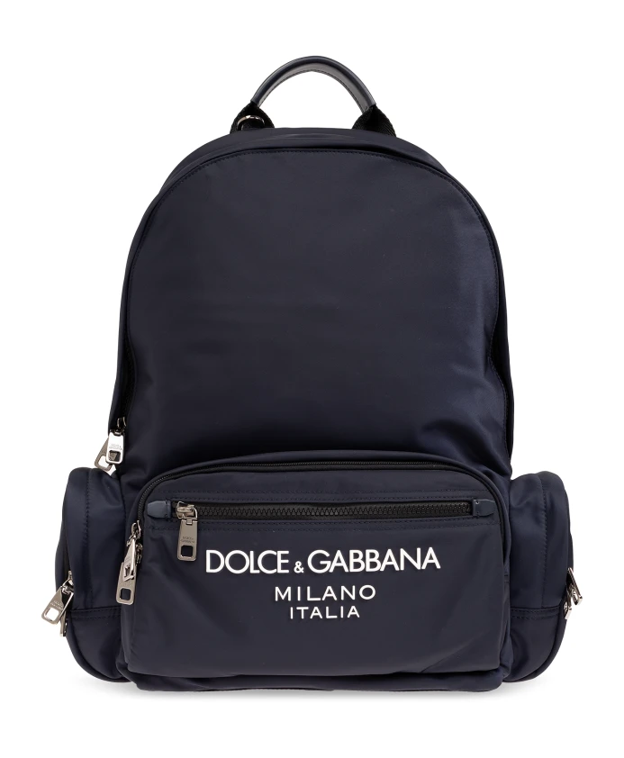 

Рюкзак с логотипом Dolce & Gabbana, синий
