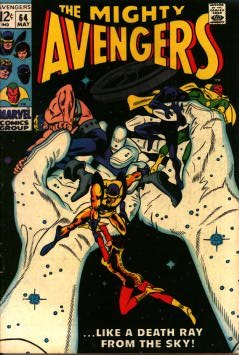 

Avengers #64 "DEATH OF Goliath's brother, Barney Barton- Egghead Appearance (MARVEL COMICS)