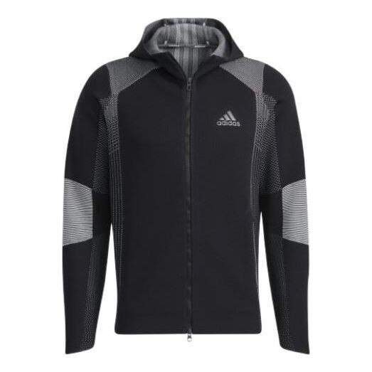 

Куртка adidas Primeknit Jkt Golf Sports Hooded Jacket Black, мультиколор