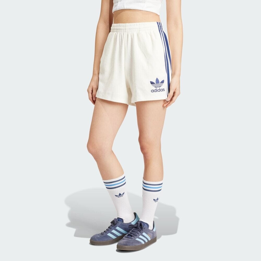 

Шорты Adidas Terry shorts, цвет Off White