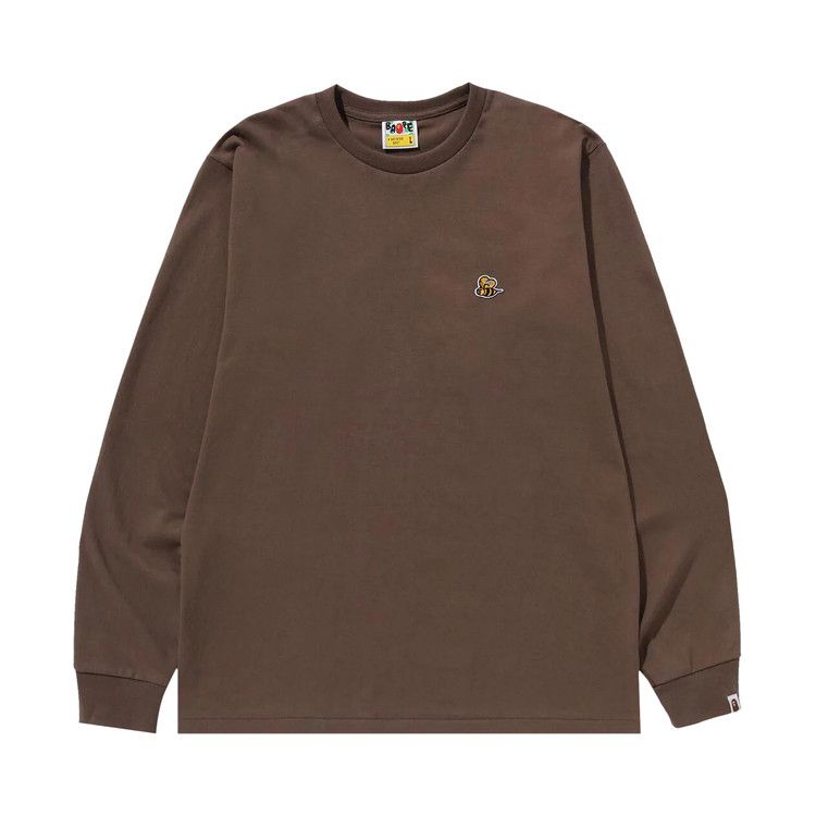 

Футболка BAPE Bee One Point Long-Sleeve Tee, Brown