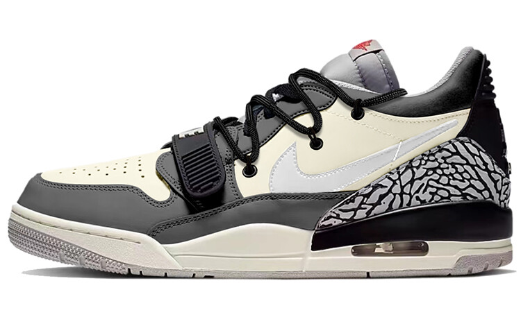 

Кроссовки Jordan Legacy 312 Vintage Basketball Shoes Men Low-top Beige, серый