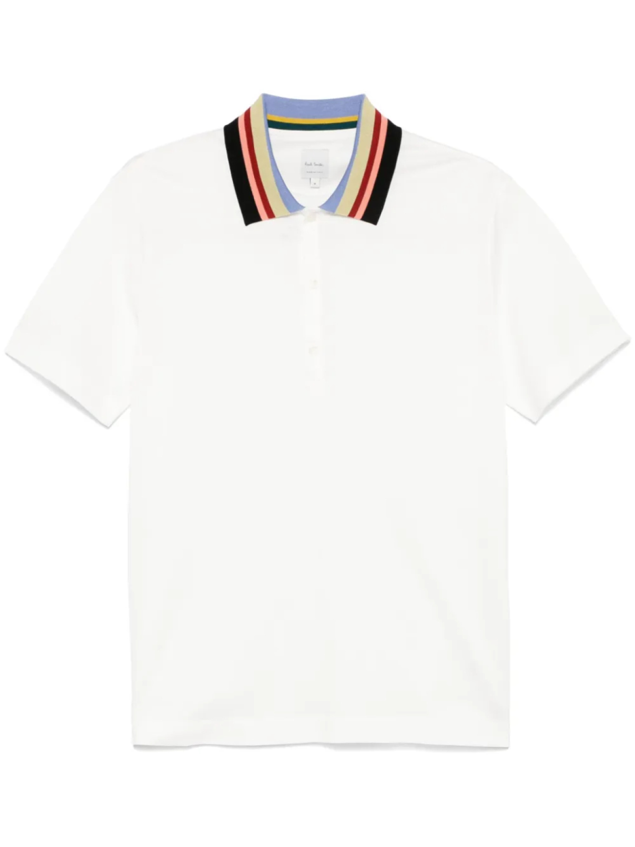 

Рубашка поло с отделкой Artist Stripe Paul Smith, белый